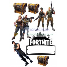 Вафельна картинка "Fortnite" №8