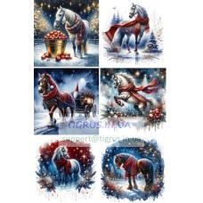 Вафельна картинка "2026 рік Коня" №11