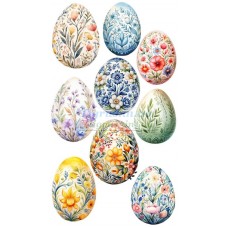 Вафельна картинка "Писанки" №4