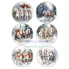 Вафельна картинка "2026 рік Коня" №3