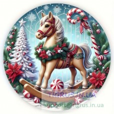 Вафельна картинка "2026 рік Коня" №6