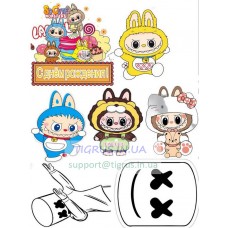 Вафельна картинка "Labubu" №18
