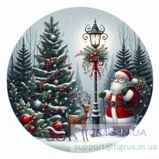 Вафельна картинка "Санта" №10