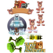 Вафельна картинка "Super Bear" №3