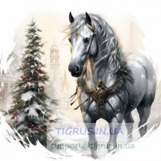 Вафельна картинка "2026 рік Коня" №4