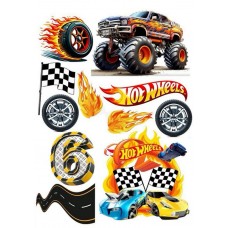 Вафельна картинка "Hot Wheels" №11