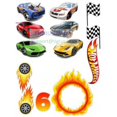 Вафельна картинка "Hot Wheels" №12