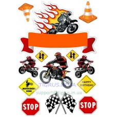 Вафельна картинка "Мотокрос"
