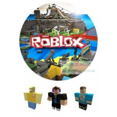 Вафельная картинка "Roblox"