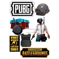 Вафельная картинка "PUBG"