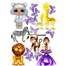 Вафельная картинка "Микс №8" Вафельная картинка "Микс №8"