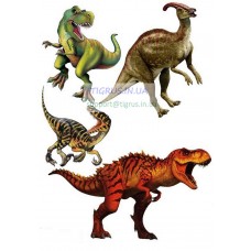 Вафельная картинка "Динозавры" №10