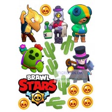 Вафельная картинка "Brawel Stars" №19