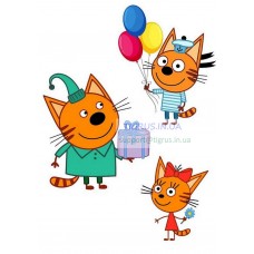 Вафельная картинка "Три кота №4"