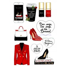 Вафельная картинка "Стиль леди" Вафельная картинка "Стиль леди"