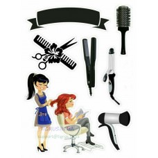 Вафельная картинка "Стилист - парикмахер" Вафельная картинка "Стилист - парикмахер"