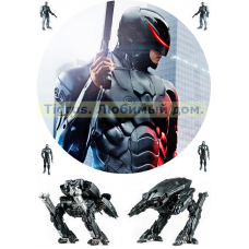 Вафельная картинка "Робокоп"