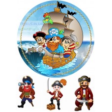Вафельная картинка "Пираты № 2"