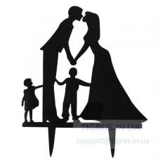 Вафельная картинка "Топпер семья" Вафельная картинка "Топпер семья"