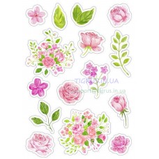 Вафельная картинка "Цветы" №3 Вафельная картинка "Цветы" №3