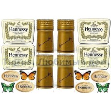 Вафельная картинка "Коньячные этикетки" Вафельная картинка "Коньячные этикетки"