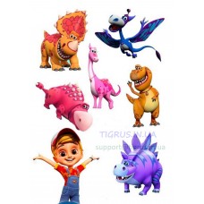 Вафельная картинка "Динозавры" №5