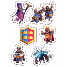 Вафельная картинка "Clash Royale" №2