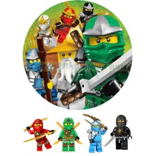 Вафельная картинка "Лего Ниндзяго 2" 