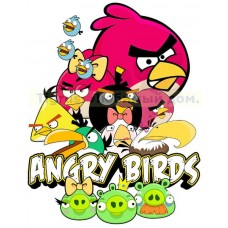 Вафельная картинка "Angry Birds 3" 