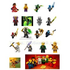 Вафельная картинка "Лего Ниндзяго 3" 