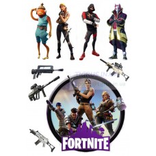 Вафельная картинка "Fortnite"