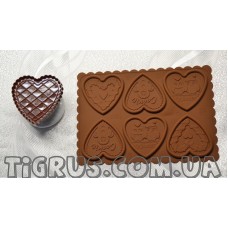 Набор для для шоколадного бисквита и печенья "Любовь" 