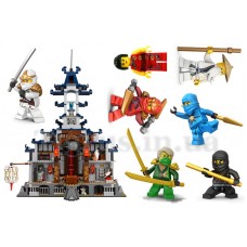 Вафельная картинка "Лего человечки + замок"