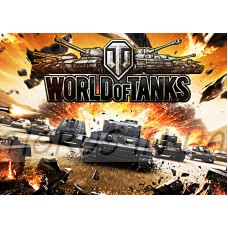 Вафельная картинка "World of tanks №2"