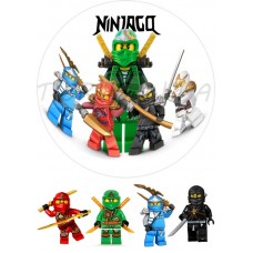 Вафельная картинка "Вафельная картинка "LEGO Ninjago №3""